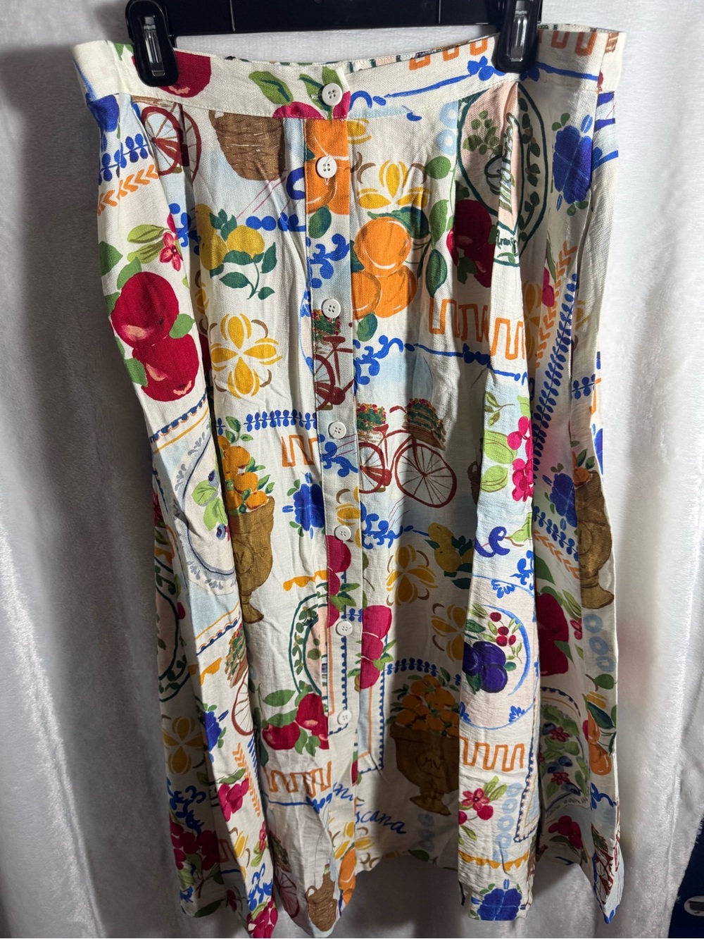 Zara Printed Cape Two-Piece Skirt Set - Picture 10 of 13